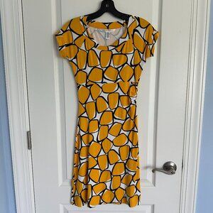 Diane Von Furstenberg color block mini summer dress